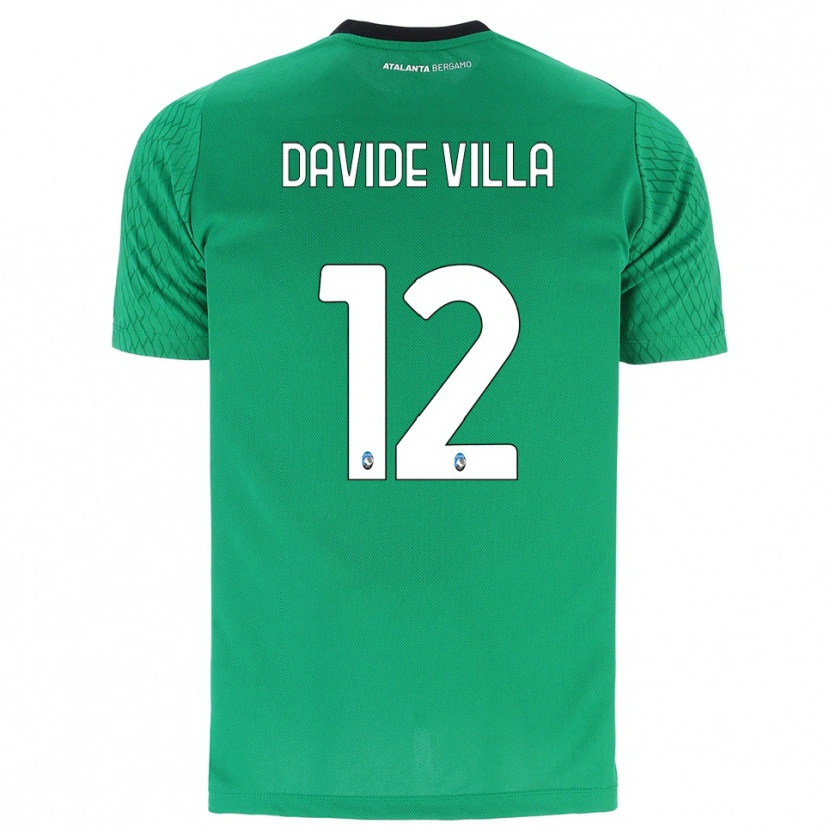 Danxen Män Matteo Davide Villa #12 Smaragdgrön Målvaktströja 2025/26 T-tröja