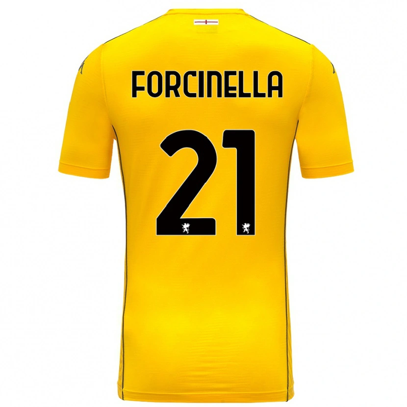 Danxen Män Camilla Forcinella #21 Mörk Gul Svart Målvaktströja 2025/26 T-tröja