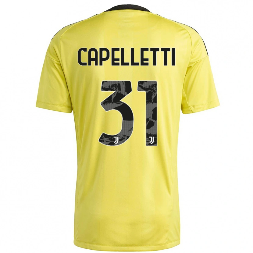 Danxen Män Alessia Capelletti #31 Gul Vit Målvaktströja 2025/26 T-tröja