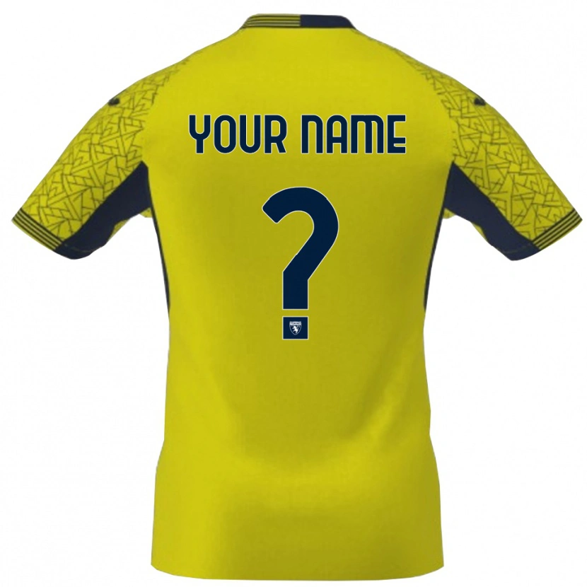 Danxen Män Torino FC Gul Svart Målvaktströja 2025/26 T-tröja