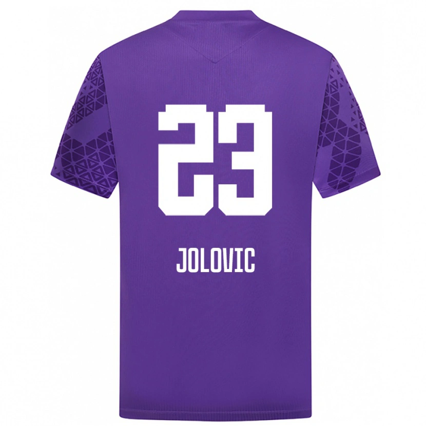 Danxen Män Bogdan Jolovic #23 Indigo Vit Målvaktströja 2025/26 T-tröja