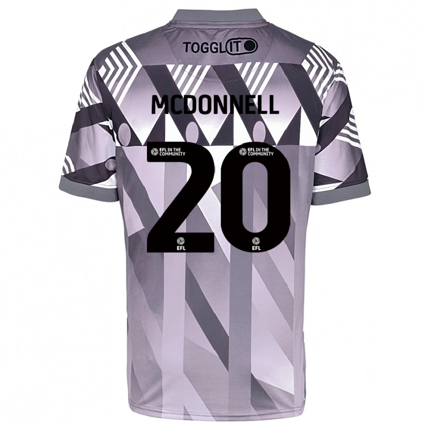 Danxen Kvinnor Joe McDonnell #20 Ljusgrå Målvaktströja 2025/26 T-tröja