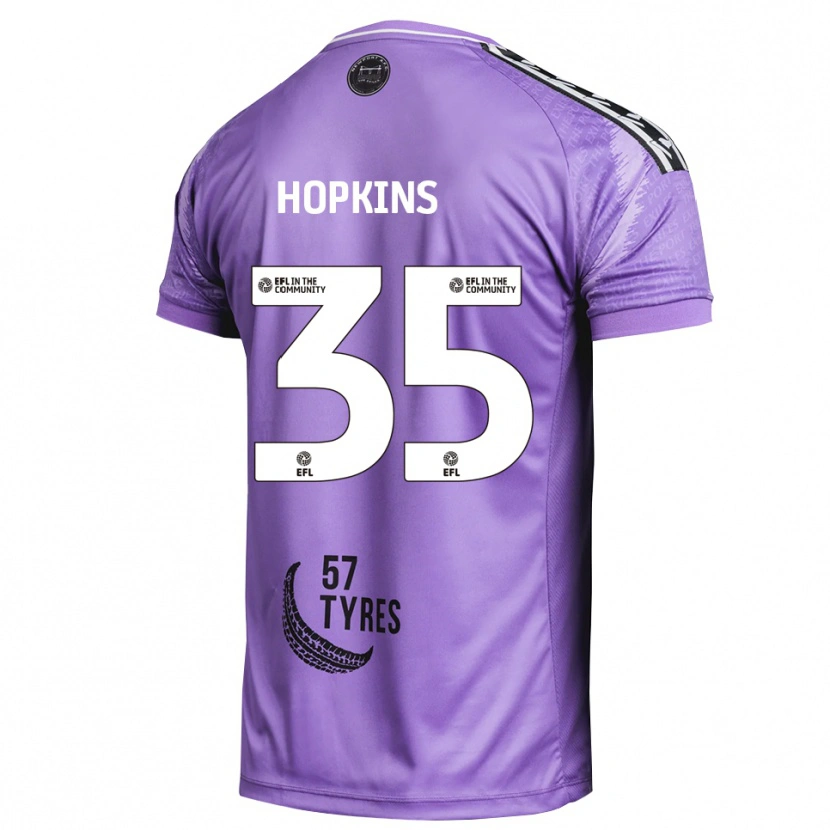 Danxen Kvinnor Bailey Hopkins #35 Ljuslila Målvaktströja 2025/26 T-tröja