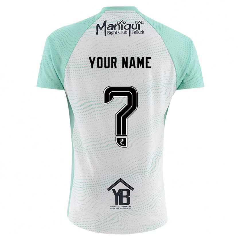 Danxen Kvinnor Falkirk FC Svart Vit Målvaktströja 2025/26 T-tröja