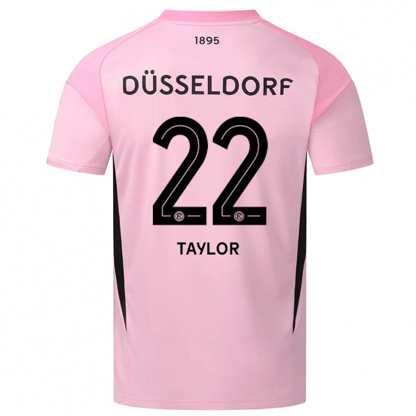 Danxen Kvinnor Makaya Taylor #22 Rosa Svart Målvaktströja 2025/26 T-tröja