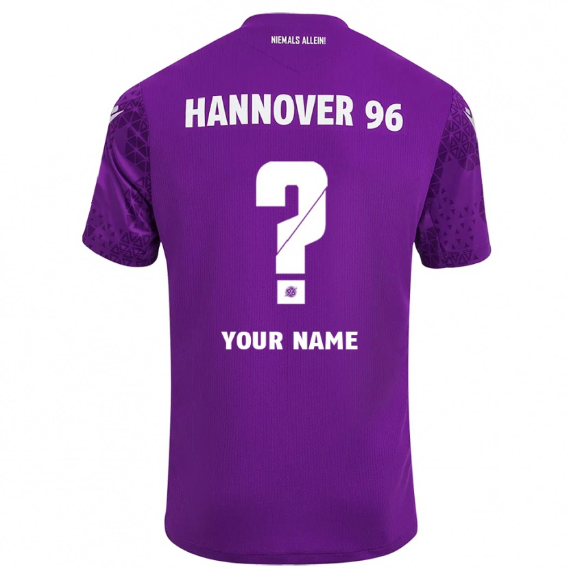 Danxen Kvinnor Hannover 96 Lila Vit Målvaktströja 2025/26 T-tröja