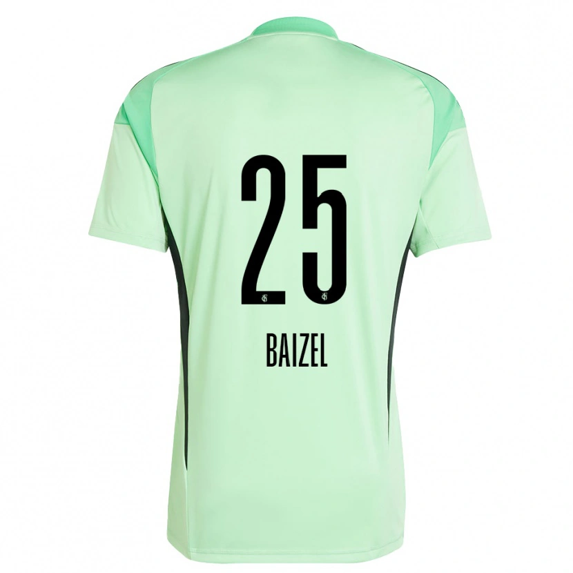 Danxen Kvinnor David Baizel #25 Ljusgrön Svart Målvaktströja 2025/26 T-tröja