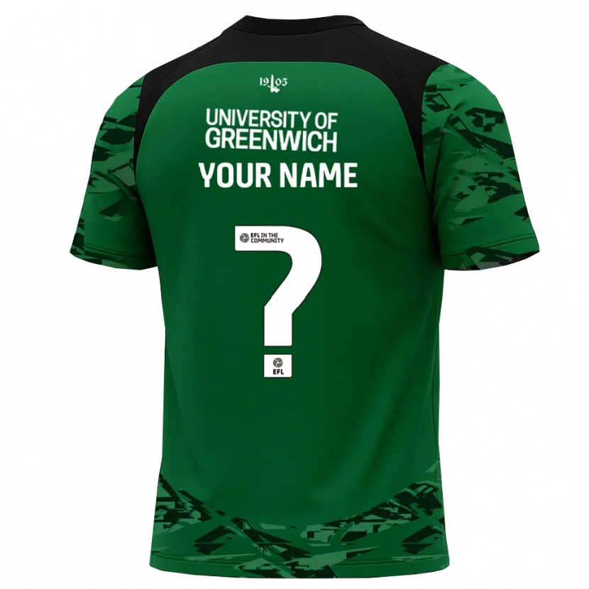 Danxen Kvinnor Charlton Athletic Grön Svart Målvaktströja 2025/26 T-tröja