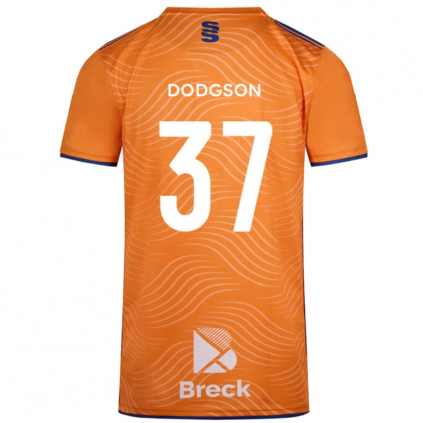 Danxen Kvinnor Ewan Dodgson #37 Orange Svart Målvaktströja 2025/26 T-tröja