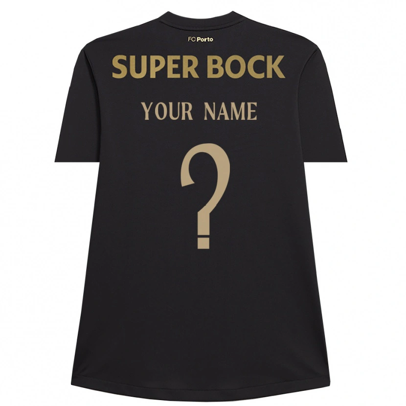 Danxen Kvinnor FC Porto Svart Brun Målvaktströja 2025/26 T-tröja