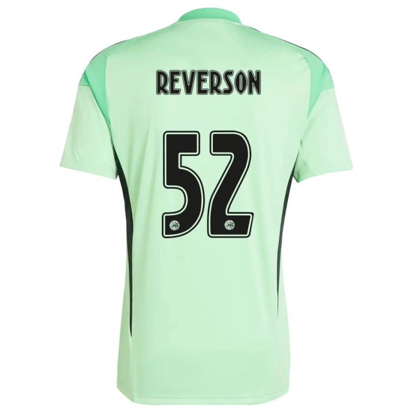 Danxen Kvinnor Paul Reverson #52 Ljusgrön Svart Målvaktströja 2025/26 T-tröja