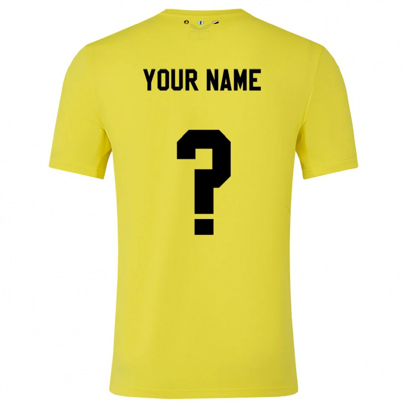 Danxen Kvinnor FC Utrecht Gul Svart Målvaktströja 2025/26 T-tröja