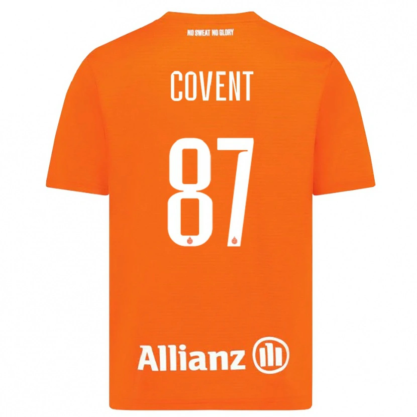 Danxen Kvinnor Jorijn Covent #87 Orange Vit Målvaktströja 2025/26 T-tröja