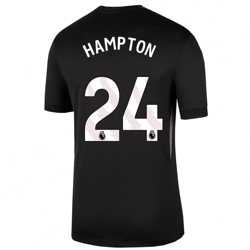 Danxen Kvinnor Hannah Hampton #24 Svart Vit Målvaktströja 2025/26 T-tröja