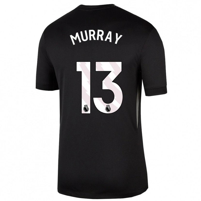 Danxen Kvinnor Jake Murray #13 Svart Vit Målvaktströja 2025/26 T-tröja
