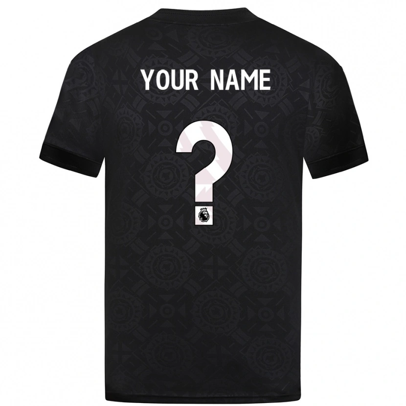 Danxen Kvinnor Wolverhampton Wanderers Svart Vit Målvaktströja 2025/26 T-tröja