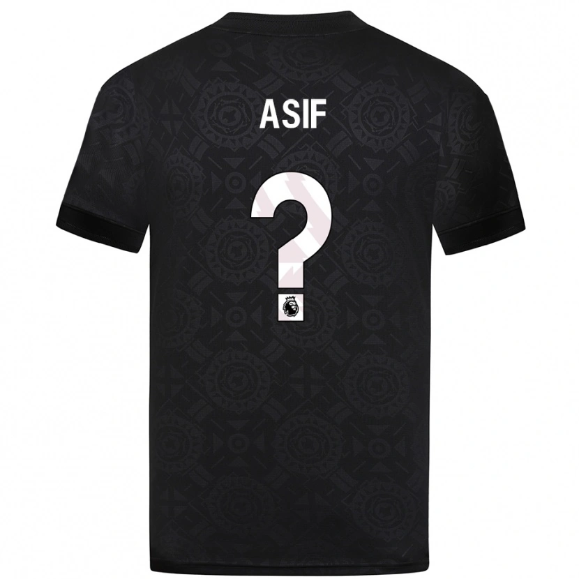 Danxen Kvinnor Dawood Asif #0 Svart Vit Målvaktströja 2025/26 T-tröja