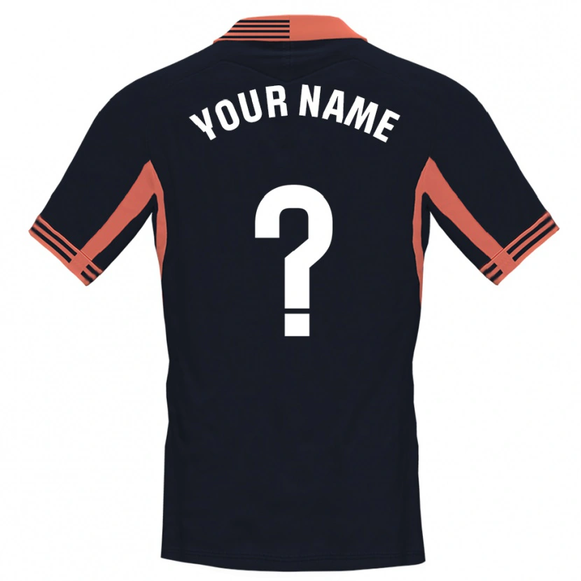 Danxen Kvinnor Villarreal CF Svart Vit Orange Målvaktströja 2025/26 T-tröja