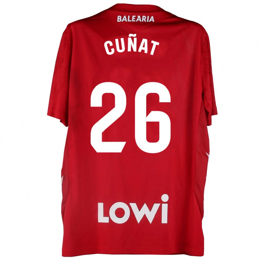 Danxen Kvinnor Pablo Campos #26 Röd Vit Målvaktströja 2025/26 T-tröja