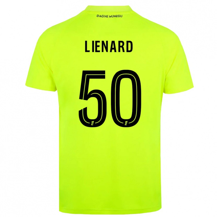 Danxen Kvinnor Yann Lienard #50 Fluorescerande Grön Svart Målvaktströja 2025/26 T-tröja