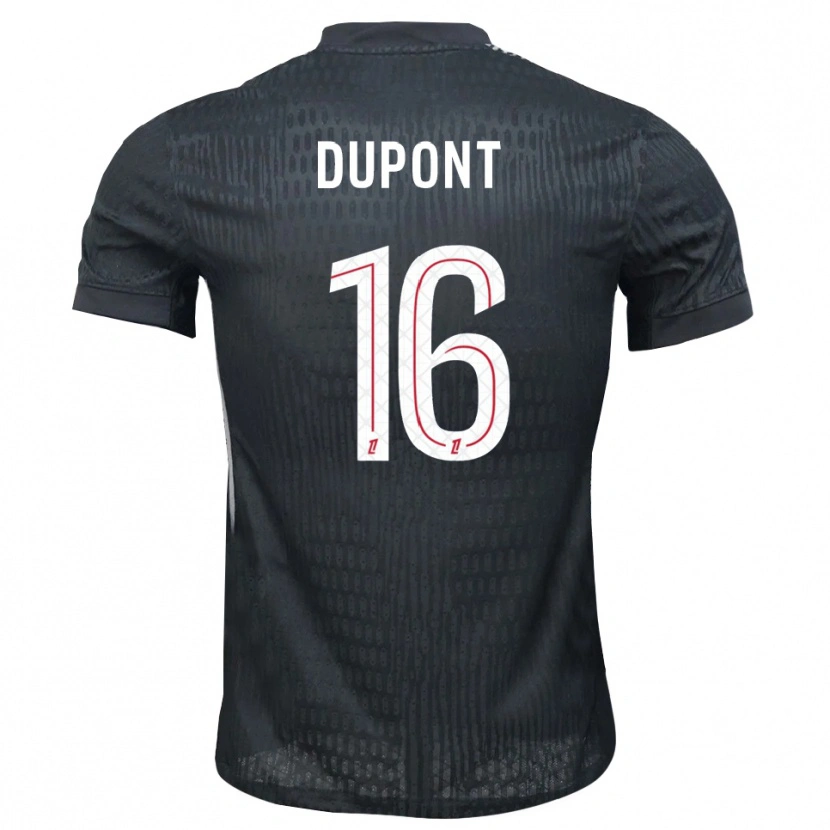 Danxen Kvinnor Raphaël Dupont #16 Mörkgrå Svart Målvaktströja 2025/26 T-tröja