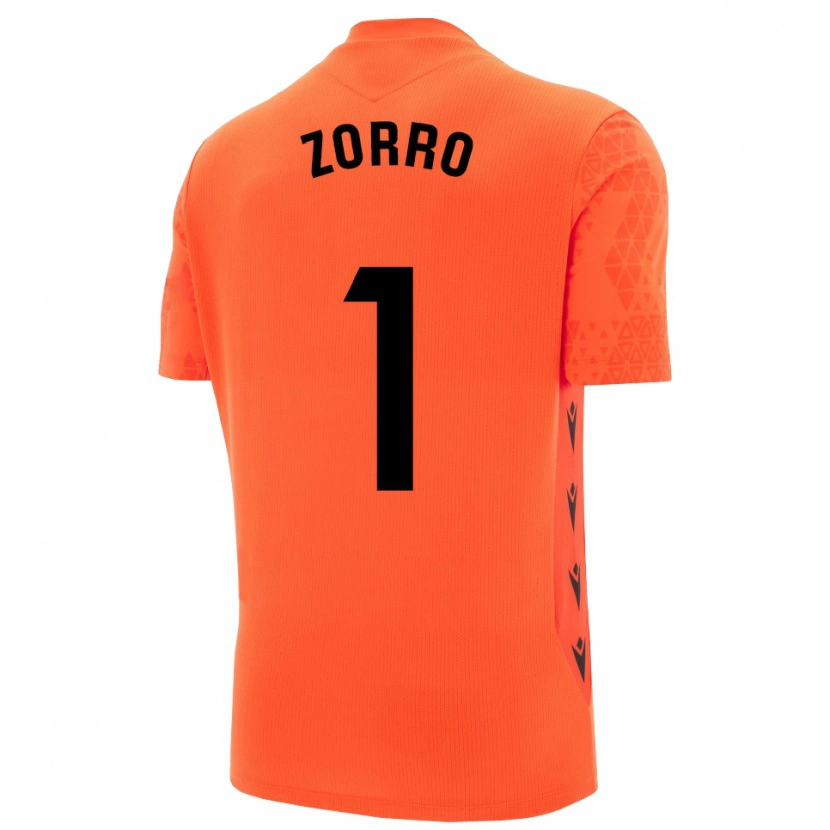 Danxen Kvinnor Zorro #1 Orange Svart Målvaktströja 2025/26 T-tröja