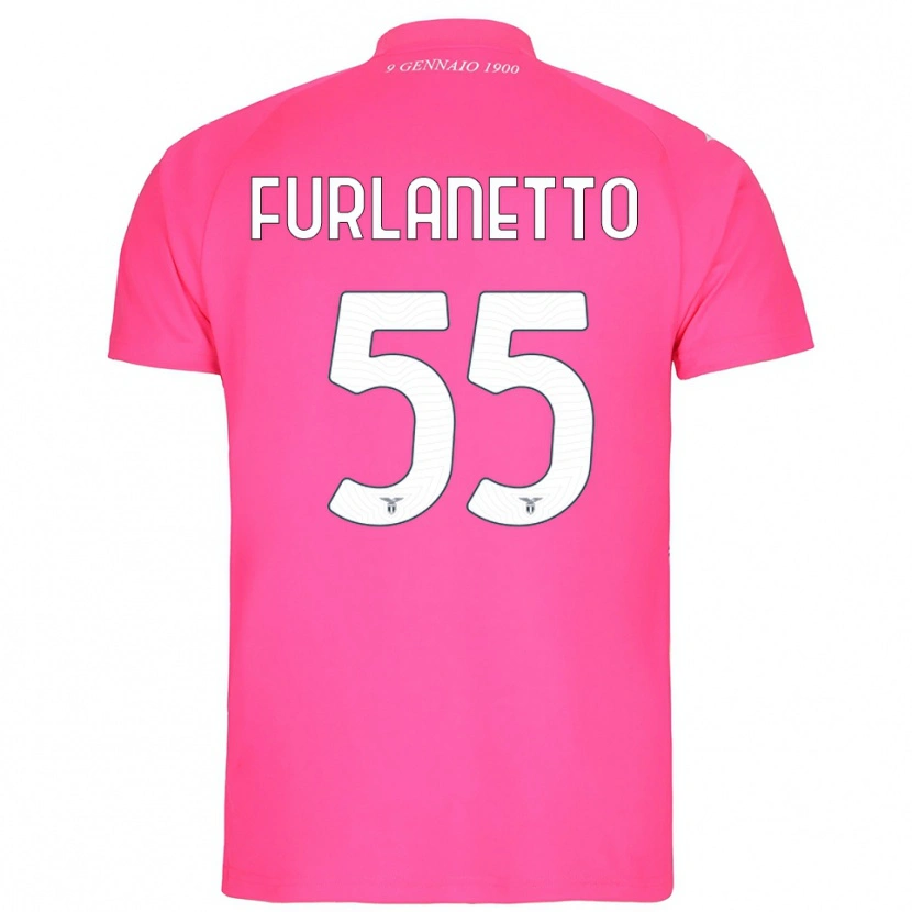 Danxen Kvinnor Alessio Furlanetto #55 Djup Rosa Målvaktströja 2025/26 T-tröja