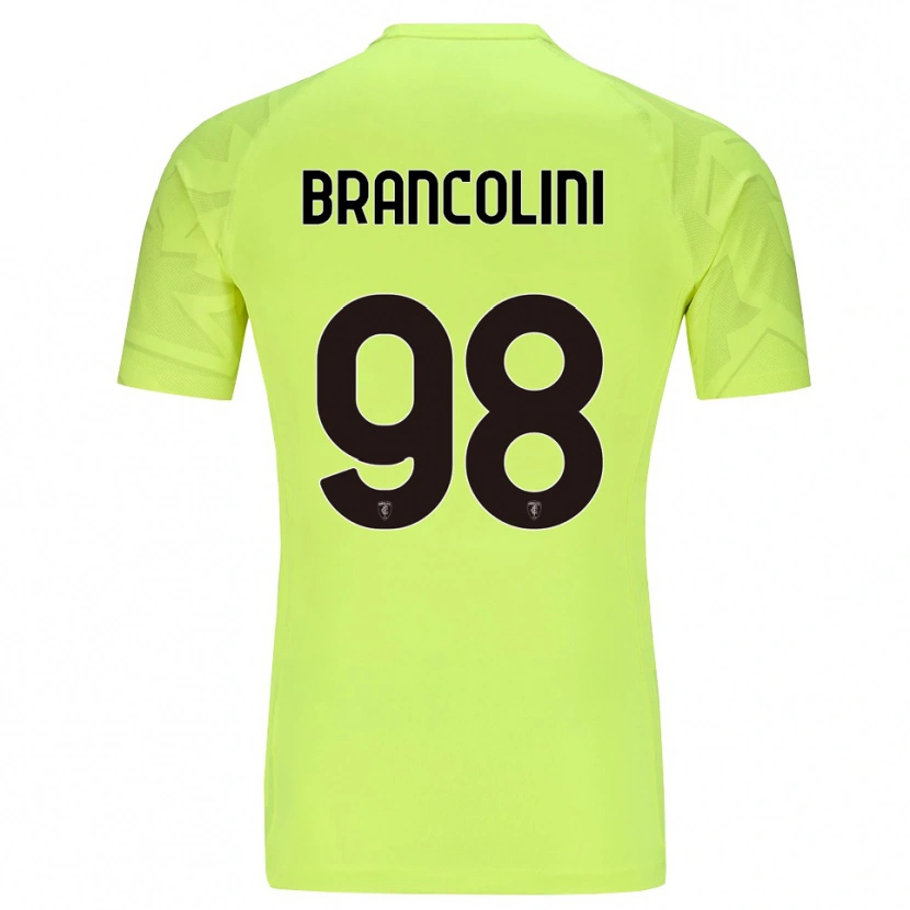Danxen Kvinnor Federico Brancolini #98 Fluorescent Grön Målvaktströja 2025/26 T-tröja