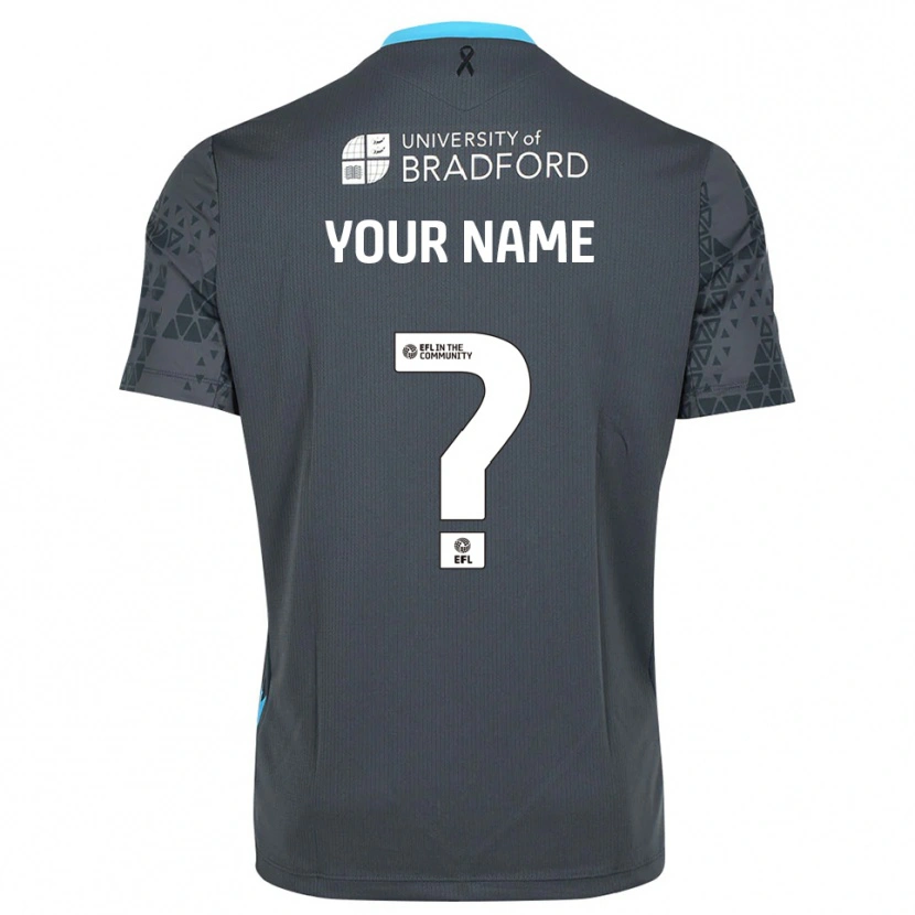 Danxen Kvinnor Bradford City Grå Svart Målvaktströja 2025/26 T-tröja