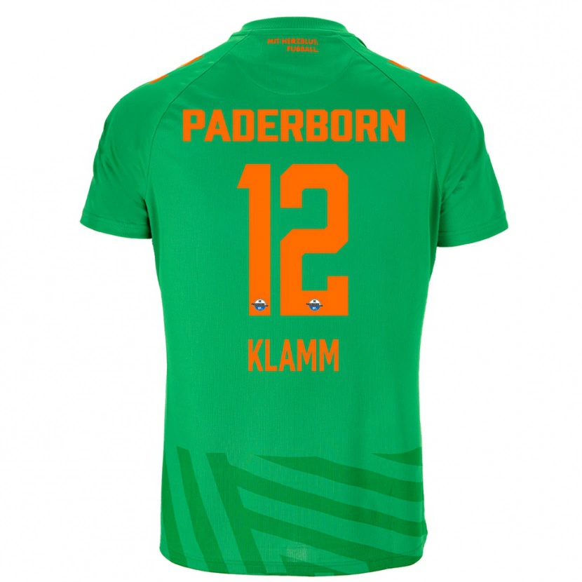 Danxen Kvinnor Felix Klamm #12 Grön Orange Målvaktströja 2025/26 T-tröja