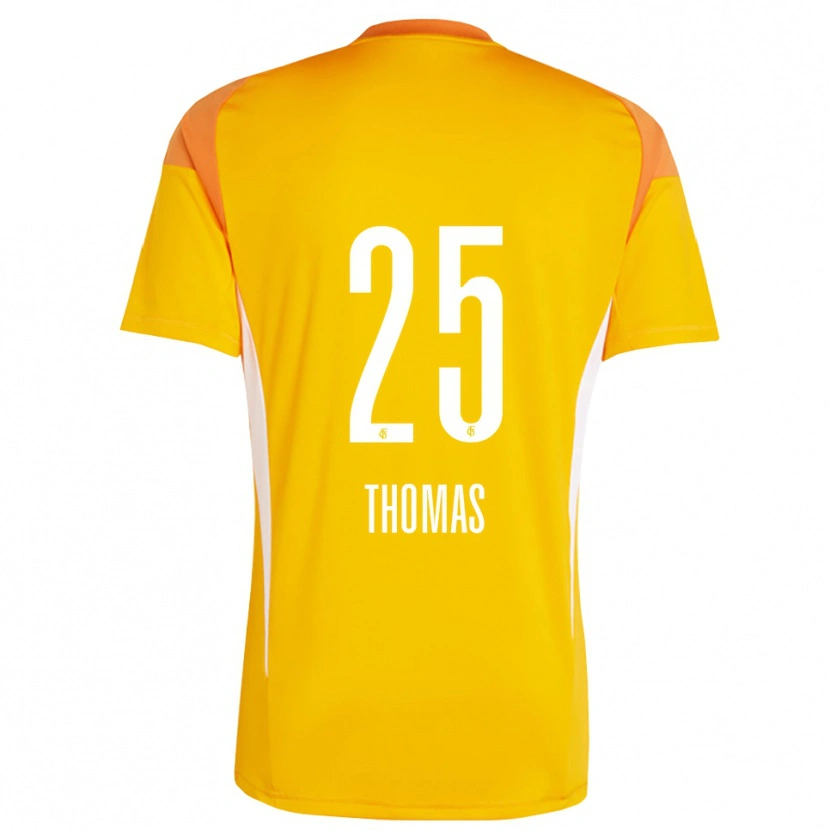 Danxen Kvinnor Jakob Thomas #25 Gul Orange Målvaktströja 2025/26 T-tröja