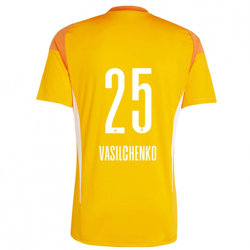 Danxen Kvinnor Leonard Vasilchenko #25 Gul Orange Målvaktströja 2025/26 T-tröja