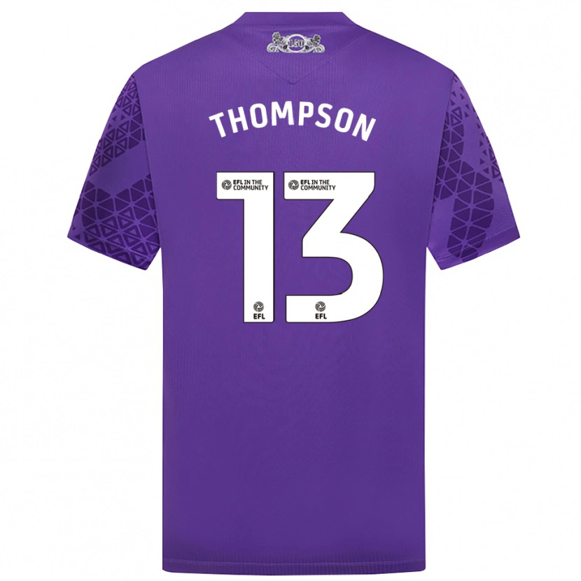 Danxen Kvinnor Luke Thompson #13 Lila Vit Målvaktströja 2025/26 T-tröja
