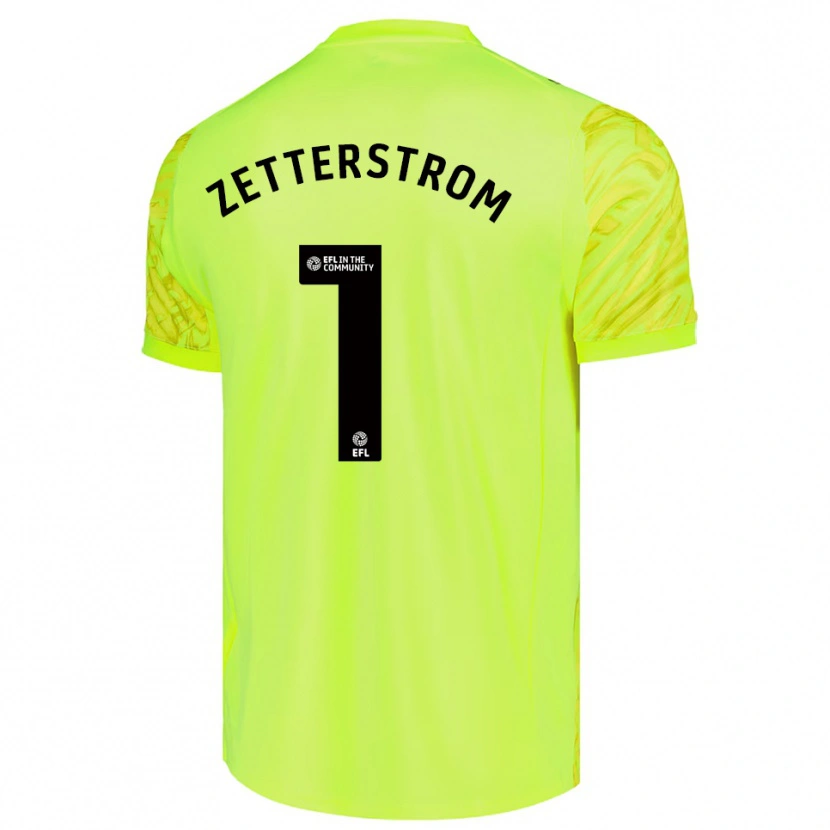 Danxen Kvinnor Jacob Widell Zetterström #1 Fluorescerande Grön Målvaktströja 2025/26 T-tröja