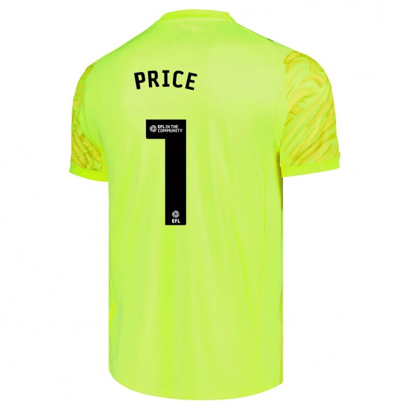Danxen Kvinnor Harley Price #1 Fluorescerande Grön Målvaktströja 2025/26 T-tröja
