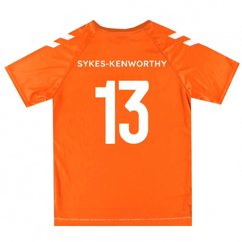 Danxen Kvinnor George Sykes-Kenworthy #13 Orange Vit Målvaktströja 2025/26 T-tröja