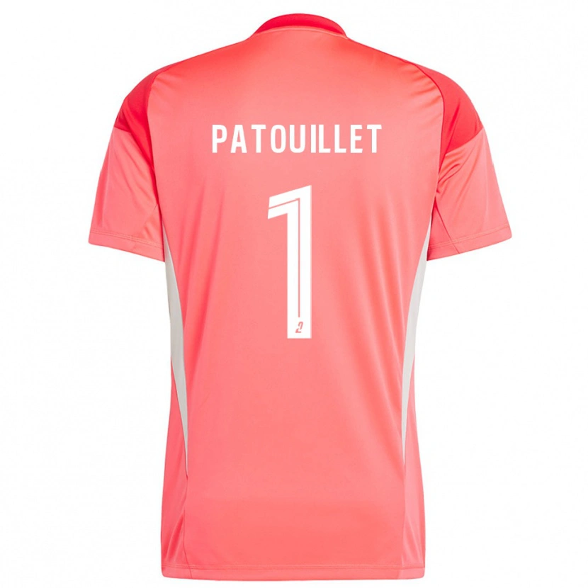 Danxen Kvinnor Mathieu Patouillet #1 Ljus Orange Målvaktströja 2025/26 T-tröja