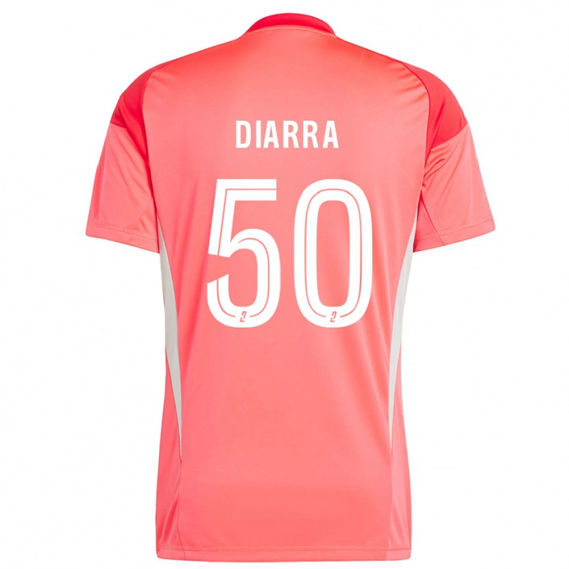 Danxen Kvinnor Lassine Diarra #50 Ljus Orange Målvaktströja 2025/26 T-tröja