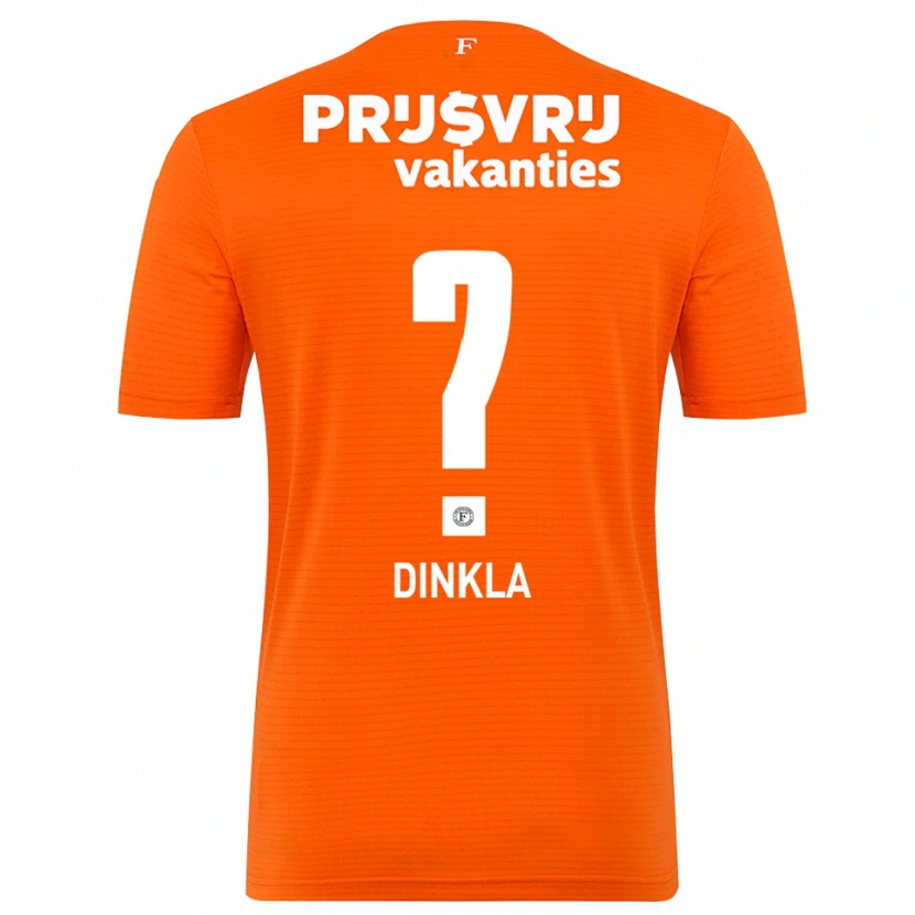 Danxen Kvinnor Claire Dinkla #0 Orange Svart Målvaktströja 2025/26 T-tröja