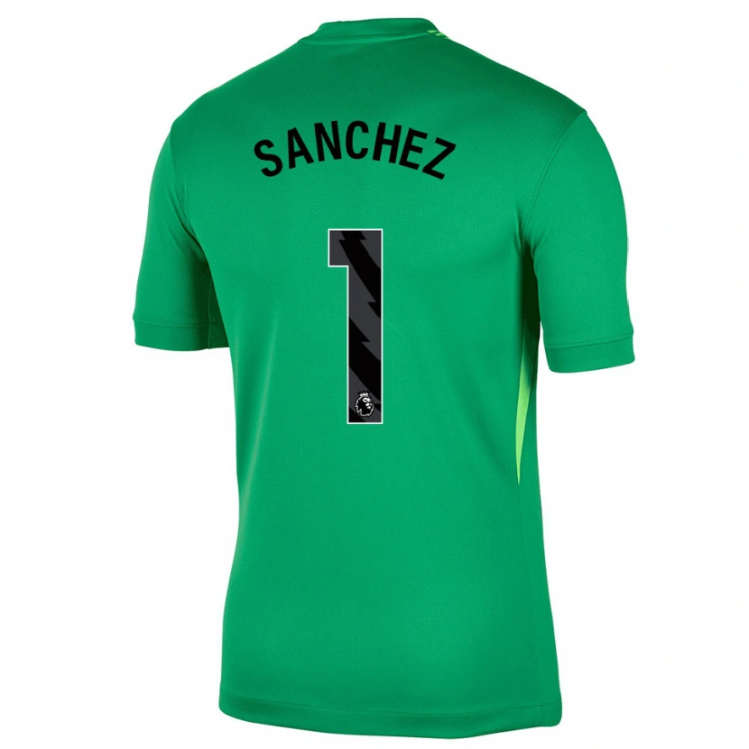 Danxen Kvinnor Robert Sánchez #1 Grön Svart Målvaktströja 2025/26 T-tröja