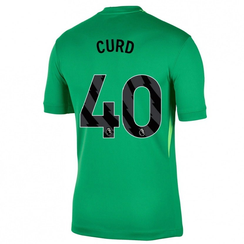 Danxen Kvinnor Ted Curd #40 Grön Svart Målvaktströja 2025/26 T-tröja