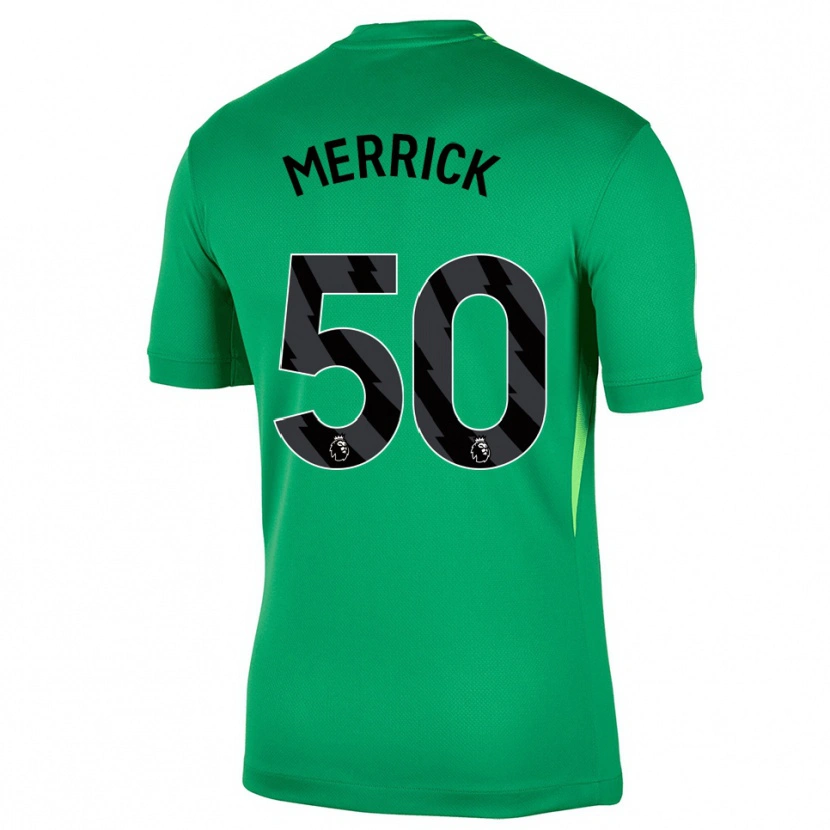Danxen Kvinnor Max Merrick #50 Grön Svart Målvaktströja 2025/26 T-tröja