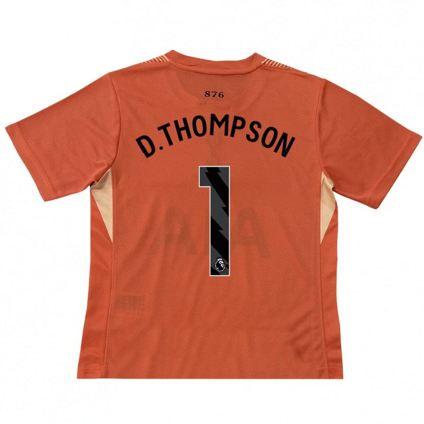 Danxen Kvinnor Dylan Thompson #1 Orange Svart Målvaktströja 2025/26 T-tröja