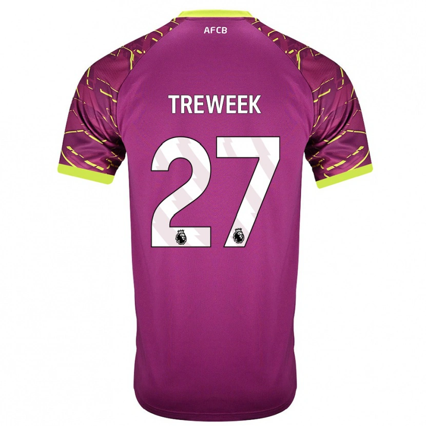 Danxen Kvinnor Amber Treweek #27 Mörk Magenta Målvaktströja 2025/26 T-tröja