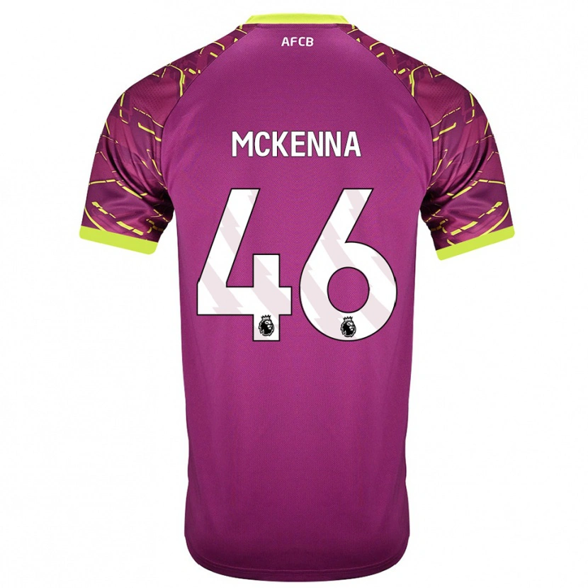 Danxen Kvinnor Callan McKenna #46 Mörk Magenta Målvaktströja 2025/26 T-tröja