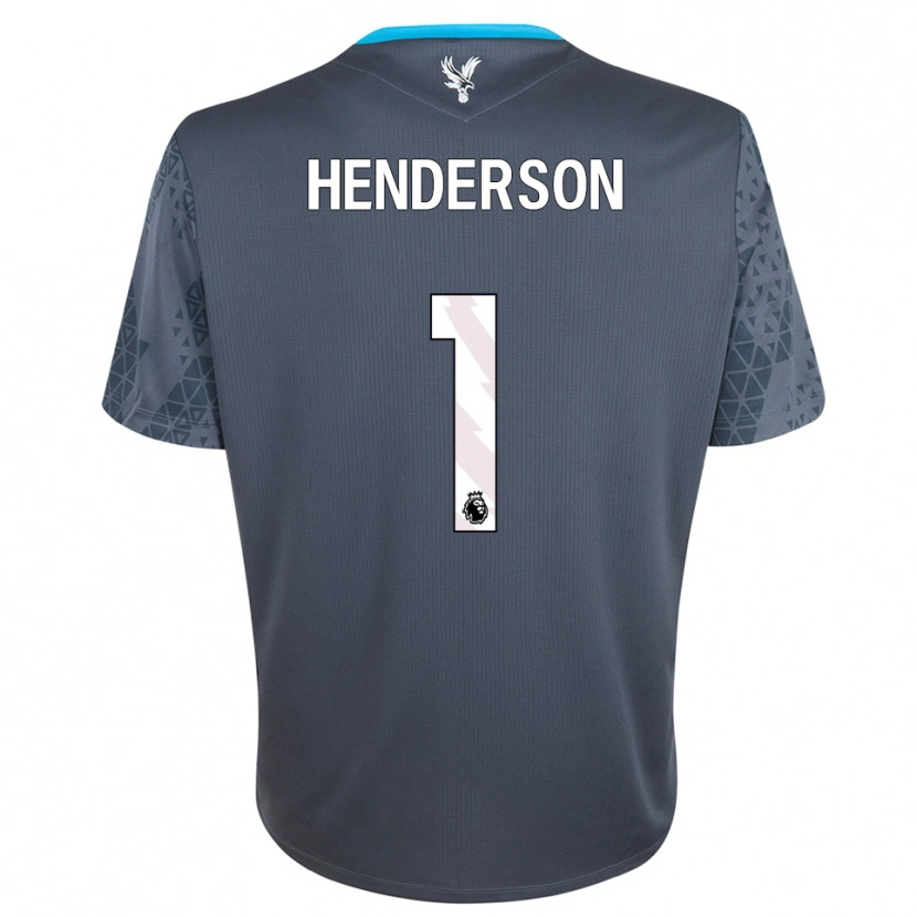 Danxen Kvinnor Dean Henderson #1 Mörkgrå Vit Målvaktströja 2025/26 T-tröja
