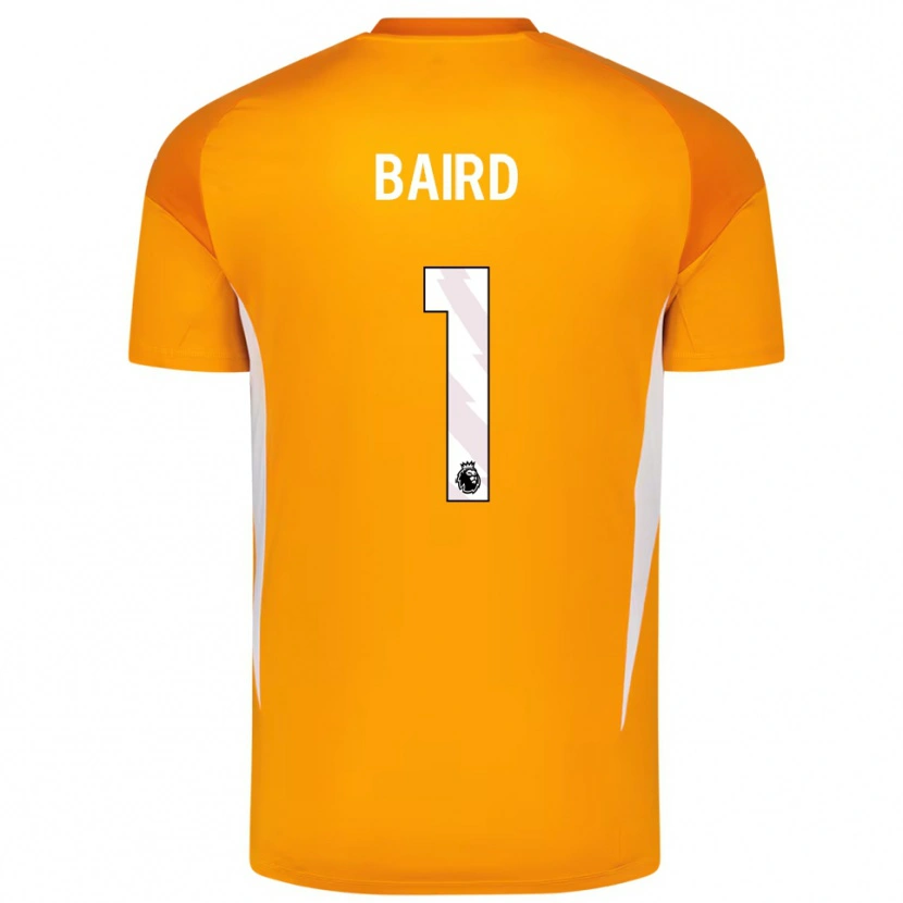 Danxen Kvinnor Alex Baird #1 Orange Vit Målvaktströja 2025/26 T-tröja