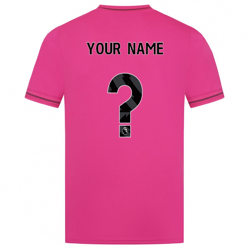 Danxen Kvinnor Wolverhampton Wanderers Magenta Svart Målvaktströja 2025/26 T-tröja