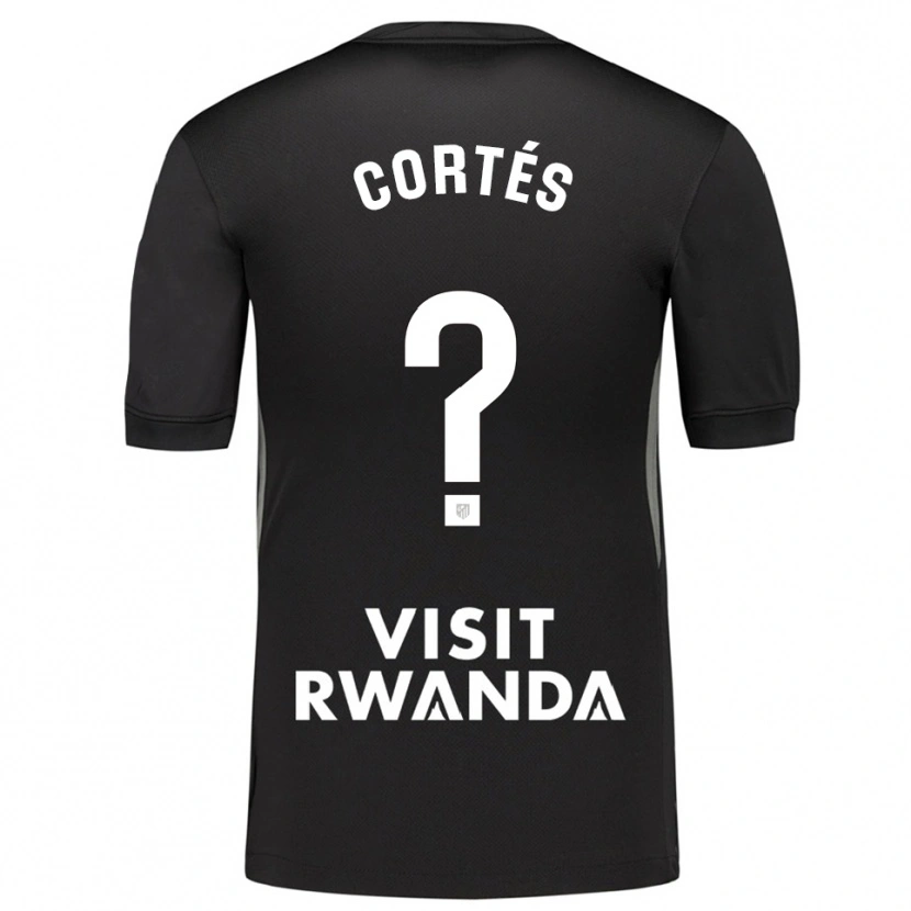 Danxen Kvinnor Lucas Cortés #0 Svart Vit Målvaktströja 2025/26 T-tröja