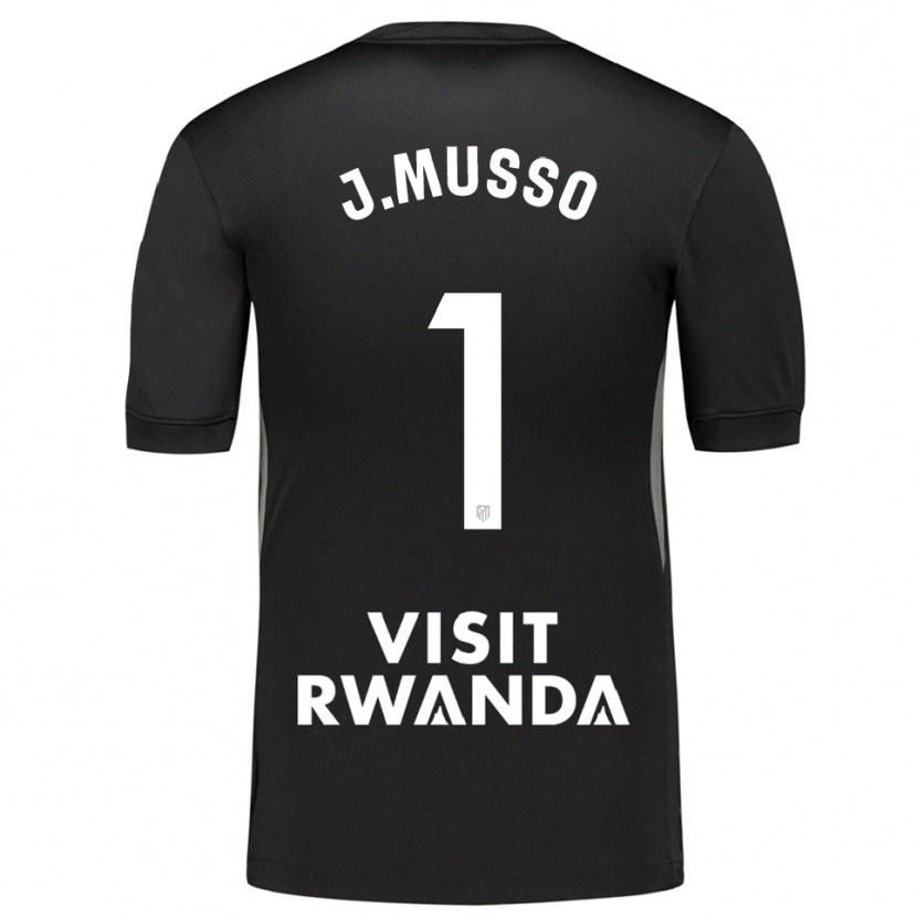 Danxen Kvinnor Juan Musso #1 Svart Vit Målvaktströja 2025/26 T-tröja